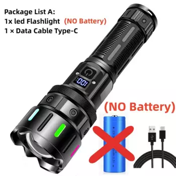 ESMARTER Ультрамощный LED фонарик 10000