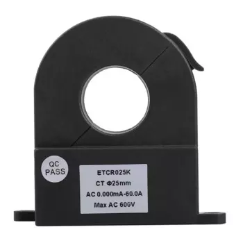 ETCR025K раздельный Тип высокоточный датчик утечки тока AC 60A разрешение 1 мА для осциллографа промышленное управление цифровой