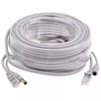 Ethernet-кабель CAT5/CAT-5e RJ45 5м/10м/15м/20м/30м + кабели питания