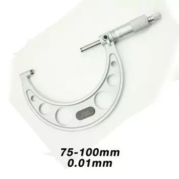 ETOPOO25-50-75-100 мм подшипниковая сталь наружный микрометр 4 шт 0-1/1-2/2-3/3-4 дюйма точность 0,0001 "внешний диаметр измерительный инструмент