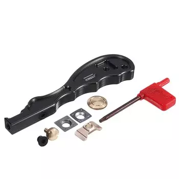 ETOPOO 2 в 1 мини-скребок из карбида древесины черный