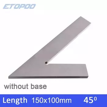 ETOPOO Угловая линейка 150x100 мм нержавеющая сталь