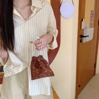 eTya цветочная холщовая сумка