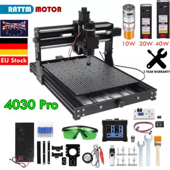 [Eu 4030Pro гравировальный станок 3020Plus Модернизированный Автономный контроллер DIY CNC лазерный гравер деревообрабатывающий фрезерный станок PCB мини-фрезерный станок