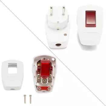 Розетка DelightFire Schuko с переключателем