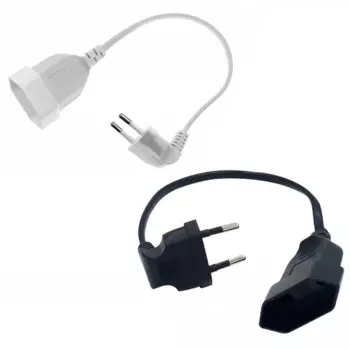 JCD удлинительный кабель 90 градусов черный/белый 0.3м/0.6м/1.8м