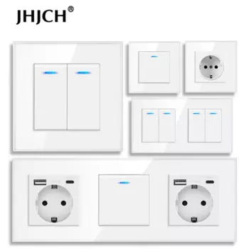 Тройная розетка JING HUA JING CHENG 16А