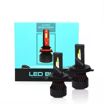 EURS F3 Светодиодная автомобильная фара H4 LED H7 90W 10000lm H1 H8 H9 H11 H16 9005 Hb3 9006 Hb4 9012 Мотоциклетная фара Авто светодиодная противотуманная фара