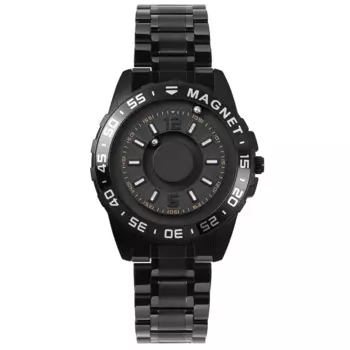 Eutour Инновационные магнитные металлические часы Magic Ball, мужские элитные модные кварцевые простые часы с ремешком из нержавеющей стали