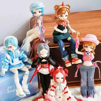 Eve Lynna Dream Park Series Bjd Mjd Передвижная кукла Kawaii Модель Коллекционировать украшение Слепая коробка Таинственная коробка Детские подарки-сюрпризы Игрушки