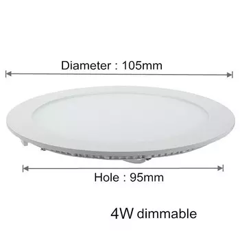 Evelobin светодиодная панель 4-25Вт круглая dimmable