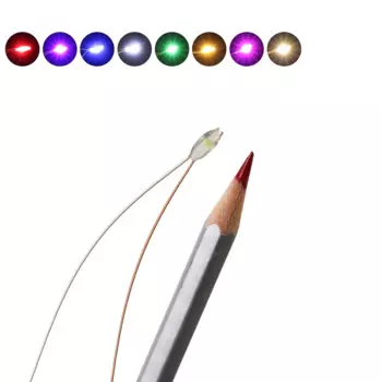 Evemodel 30 шт. Предварительно проводной Micro Litz провод SMD СВЕТОДИОДНЫЙ 0603 светильник смоляная крышка водонепроницаемый CD0603