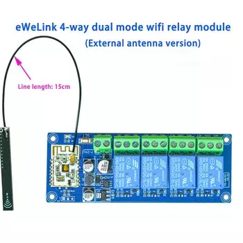 Ewelink Беспроводной релейный модуль 1/2/3/4 каналов