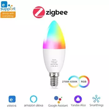 EWelink E14 Светодиодная лампа Zigbee
