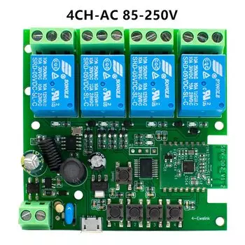 Интеллектуальный Wi-Fi модуль переключателя eWelink 1/2/4CH