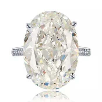 Европейская и американская граница независимая станция 14*20 карат искусственное серебряное кольцо с ледяным цветком для женщин