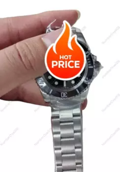 Европейские и американские мужские часы со стальным ремнем Submariner Watch Black Water Ghost