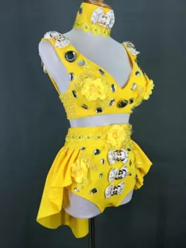 Европейский и американский новый костюм для ночного клуба, диджея, певицы, костюм джазового танца