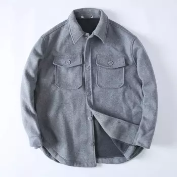 Европейский размер, испанские товары, мягкие пушистые четкие осенне-зимние мужские трендовые легкие рабочие костюмы, шерстяные куртки с лацканами, пальто