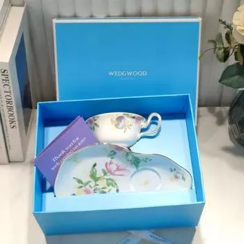 Европейский стиль W Jiawei Zhihuo Xiuli, сладкая Сливовая кость, фарфоровая тыква, блюдо, кофейная чашка, тарелка для послеобеденного чая, чашка для чая, подарочная коробка