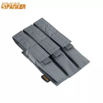 EXCELLENT ELITE SPANKER MP5 MP7 KRISS Тройной подсумок для журналов MOLLE Открытый верхний подсумок для магазинов Охотничий подсумок для страйкбольного журналов