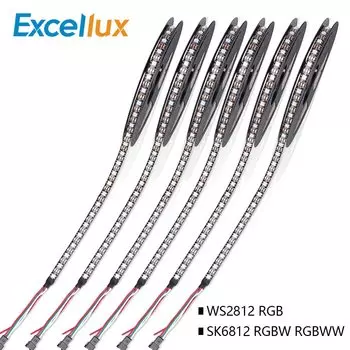 Excellux адресная пиксельная светодиодная лента WS2812B 5050 RGB RGBW RGBWW