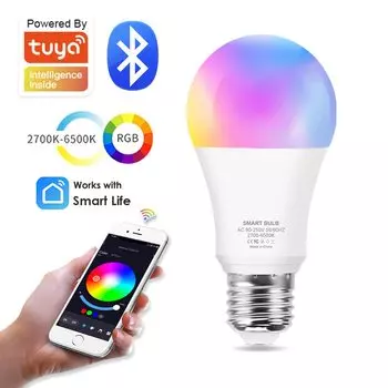 Excellux Bluetooth умная RGB лампа E27 15Вт