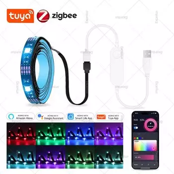 Excellux RGB светодиодная лента 5В USB Zigbee