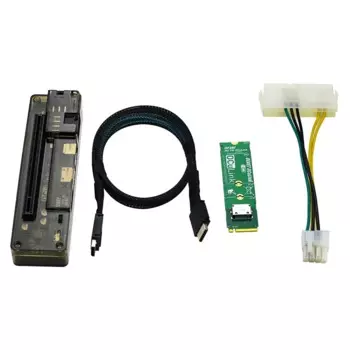 EXP GDC OCuLink GPU Dock PCIe 4.0 x4 Высокоскоростная док-станция для мини-ПК, ноутбука, внешней видеокарты, ключ M.2 M к OCuLink