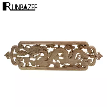 Резная деревянная аппликация RUNBAZEF Будда Дракон