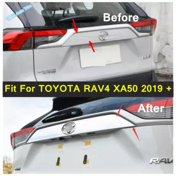 Внешние запасные части, подходящие для TOYOTA RAV4 XA50 2019-2024, автоматическая задняя крышка багажника, декоративная полоса, Стайлинг автомобиля