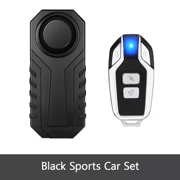 Extractme Мотоциклетная сигнализация Беспроводной пульт дистанционного управления Водонепроницаемый 113 дБ Велосипедный электрический скутер Мото Противоугонная охранная сигнализация