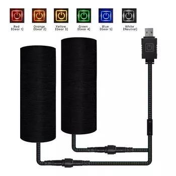 Extractme мотоциклетные ручки с подогревом, USB регулируемые изолированные рули, аксессуары для согрева электрического скутера и велосипеда