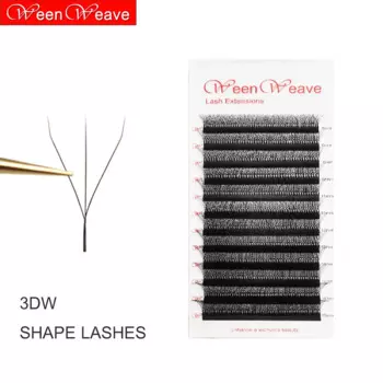 Eyelash Extension 3D W WeenWeave C/D/L Curl Black High Quality Fluffy Natural False Eyelashes накладные ресницы