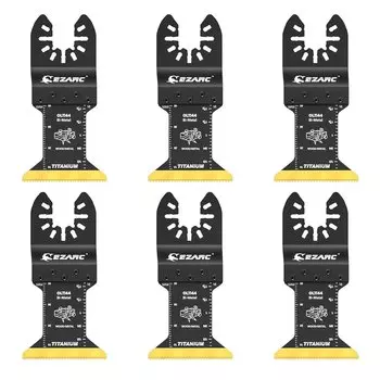 EZARC Осциллирующие Пилы С Титановым Покрытием, 3/6 Шт. В Упаковке
