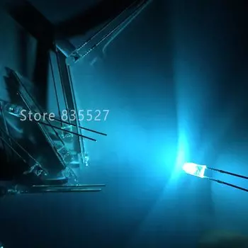 EziUsin 3мм круглые светодиоды голубые 50шт