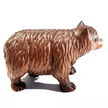 F005-коллекционный 30-летний 2-дюймовый резанный вручную ящик Netsuke-капибара