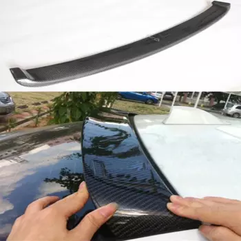 F10 M5 HM Style Real Carbon Fiber Auto Rear Roof Spoiler Window Wing for BMW F10 M5 Sedan 2011-2015 Car Accessories