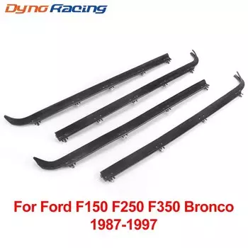 F2TZ1521457A E7TZ1521453A 4 шт. уплотнительный ремень для внутренней и внешней двери автомобиля, наборы уплотнительных лент для 1987-1997 Ford F150 F250 F350