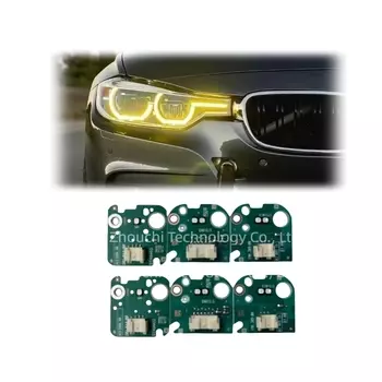 F30 Желтые модули DRL Angel Eyes для BMW 3 серии 2016 2017 2018 320I 330I 340I Дневные ходовые огни Светодиодные автомобильные аксессуары