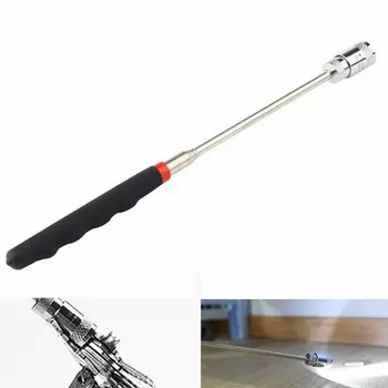 F5 Мини Телескопический Магнитный Фонарик Черный