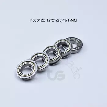 F6801ZZ 12*21(23)* 5(1) мм подшипники фланцевые подшипники 6801 F6801Z F6801ZZ подшипник с глубоким желобом из хромистой стали