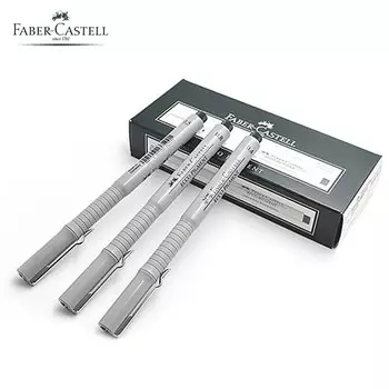 FABER-CASTELL Fineliner Черные водостойкие маркеры для рисования 0.1-0.8 мм
