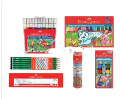 FABER CASTELL сухой SULU пастельный кёлкогон 12 цветов 6 шт. набор красителей 439608007