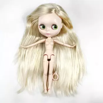 Фабричная кукла Blyth с прямыми волосами, куклы с белой кожей Blyth, шарнирные куклы с обнаженным телом, игрушки «сделай сам», модная игрушка для девочек, Рождественская игрушка, новинка 2022