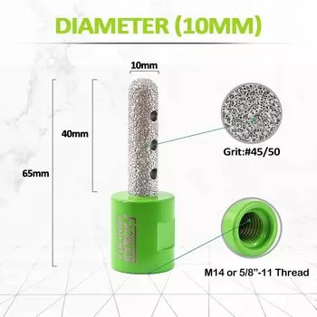 FACHLICH Алмазные фрезы для шлифовальной машины 10/15/20/25/30/35 мм