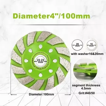 FACHLICH алмазные шлифовальные круги 100/115/125 мм