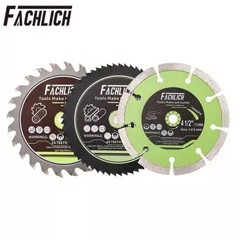 FACHLICH Циркулярный диск 115 мм по металлу и дереву