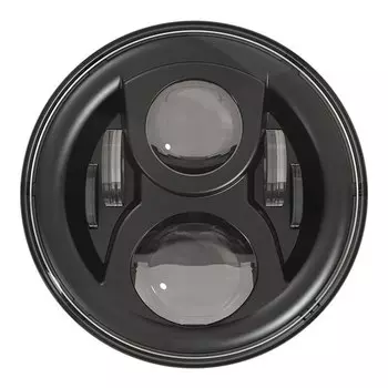 FADUIES 7-дюймовая черная светодиодная фара для Harley-мотоциклетного тура, FLD, Satail Heritage, Street Glide, Road King