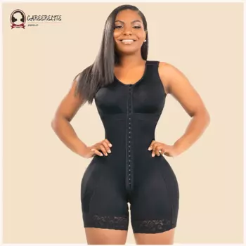 Faja Colombiana High Compression Double Full Body Stage 2 Body Shaper With Bra Shapewear Корсет Butt-Lifting Sexy Bodysuit